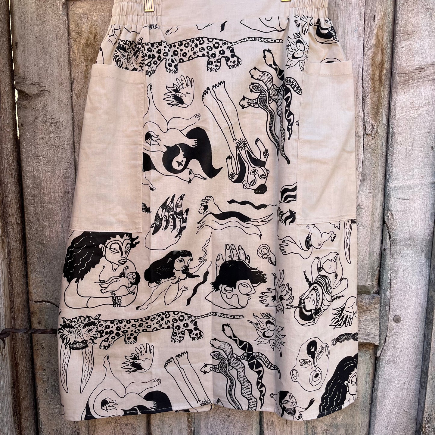 Skirts - Collection Creacion - Sand Cotton ~ Screen Printed