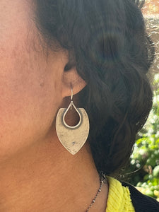 Warrior tribal earrings ~ Sterling silver