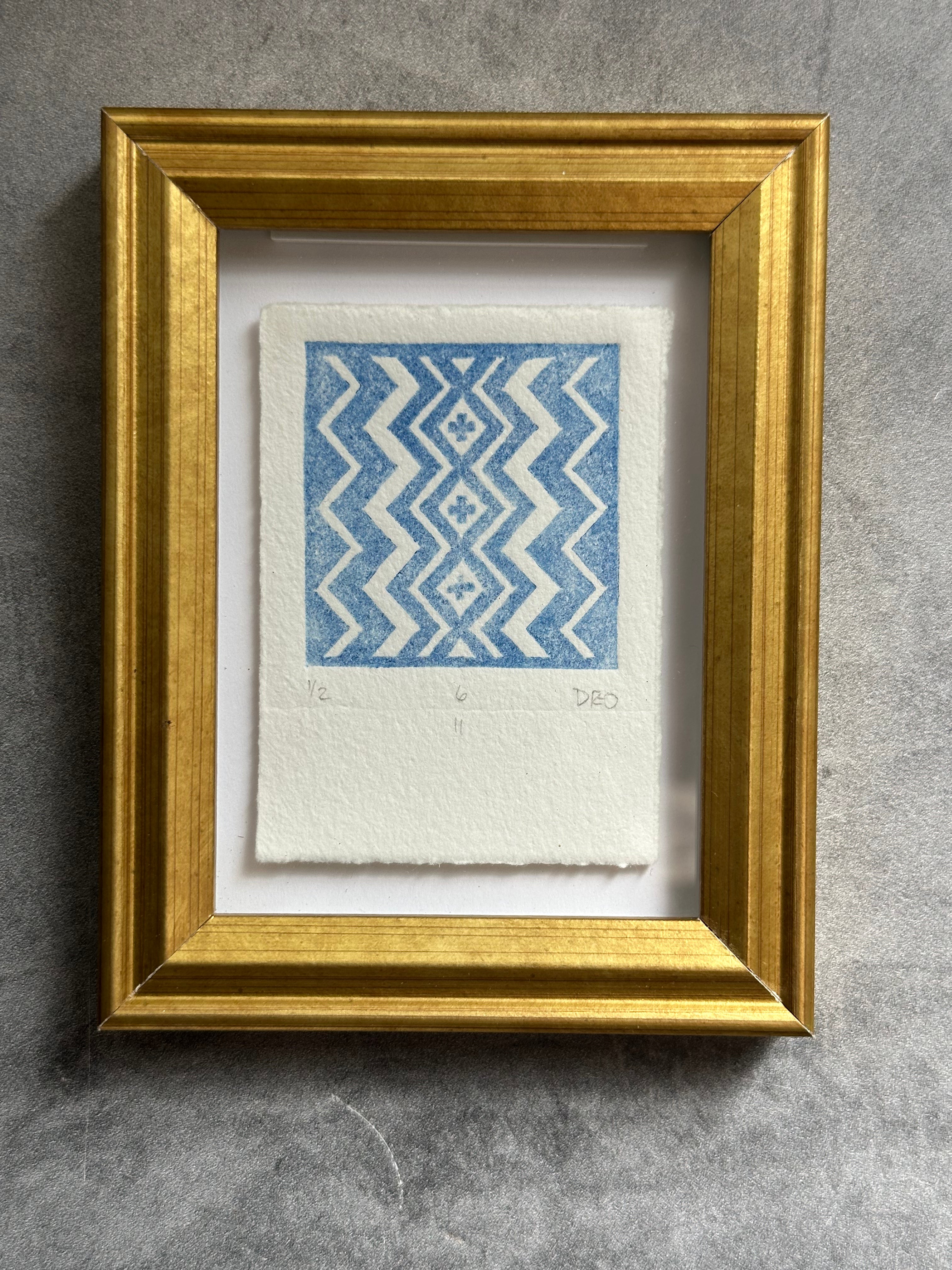 Rectangle Geometric  - Relief Printing Collection