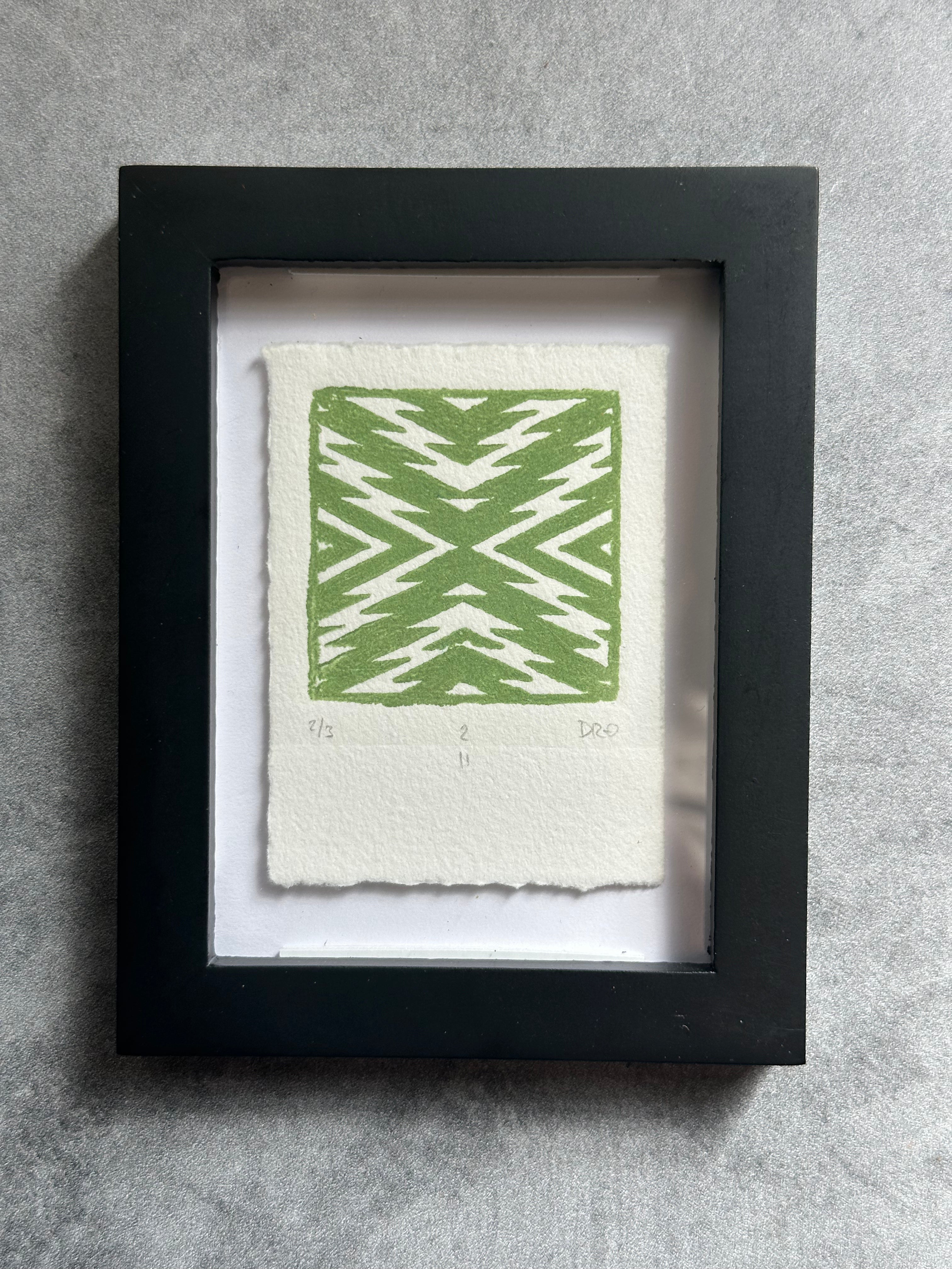 Rectangle Geometric  - Relief Printing Collection
