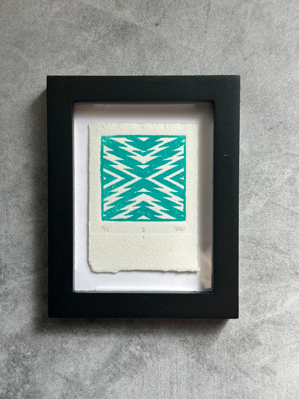 Rectangle Geometric  - Relief Printing Collection