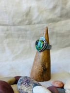 El Corazon - Hubei Turquoise & Sterling Silver Ring - Size 5.75