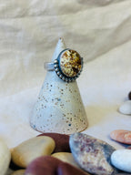 Sand Hills Turquoise Sterling Silver Ring - Size 6