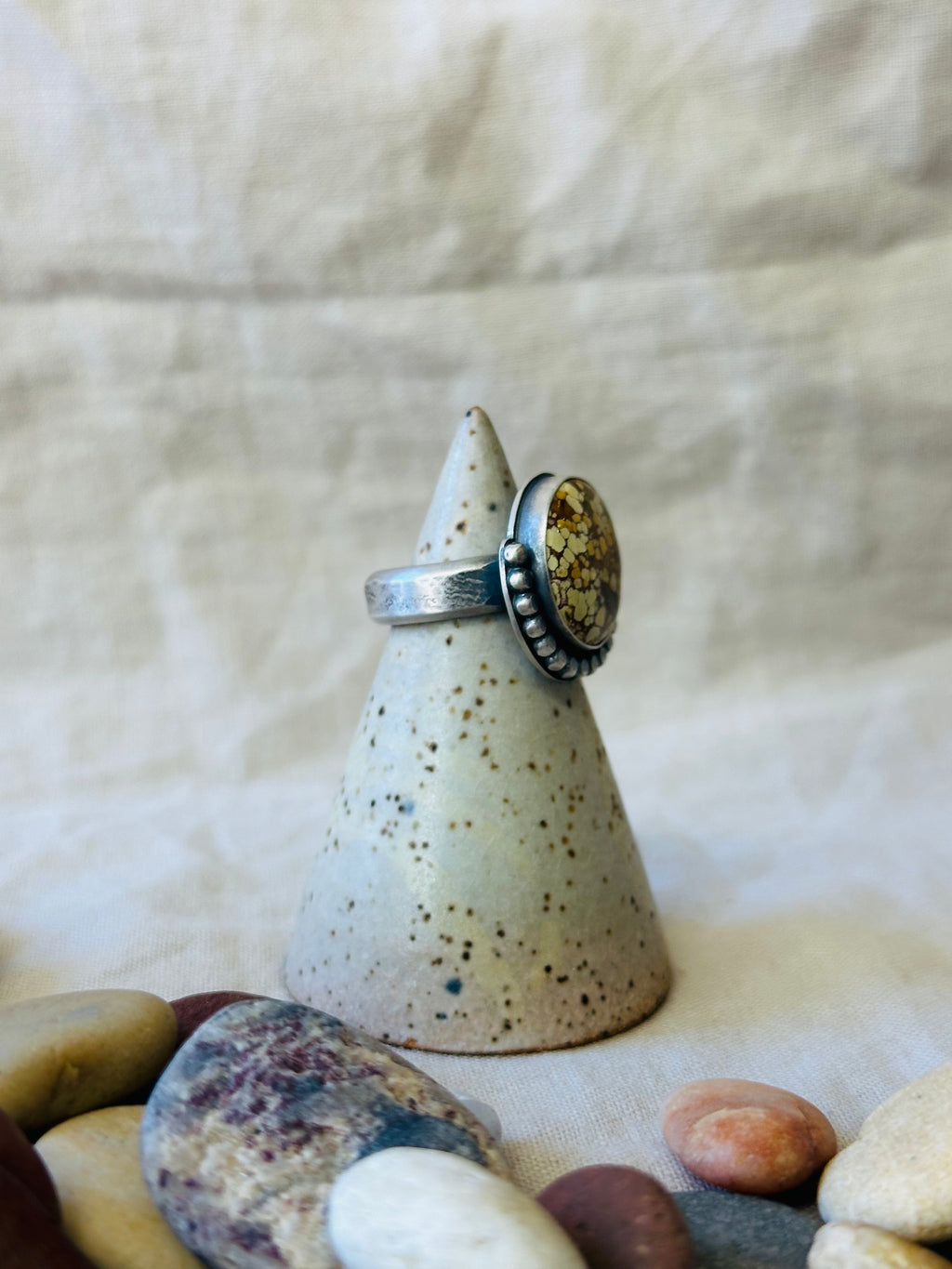 Sand Hills Turquoise Sterling Silver Ring - Size 6
