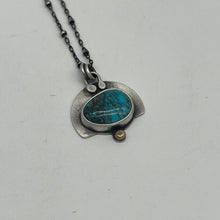 Load image into Gallery viewer, Sierra Nevada Turquoise &amp; Sterling Silver Sunset Necklace
