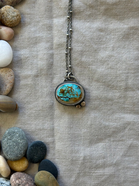 Royston Turquoise Sterling Silver ~ Necklace