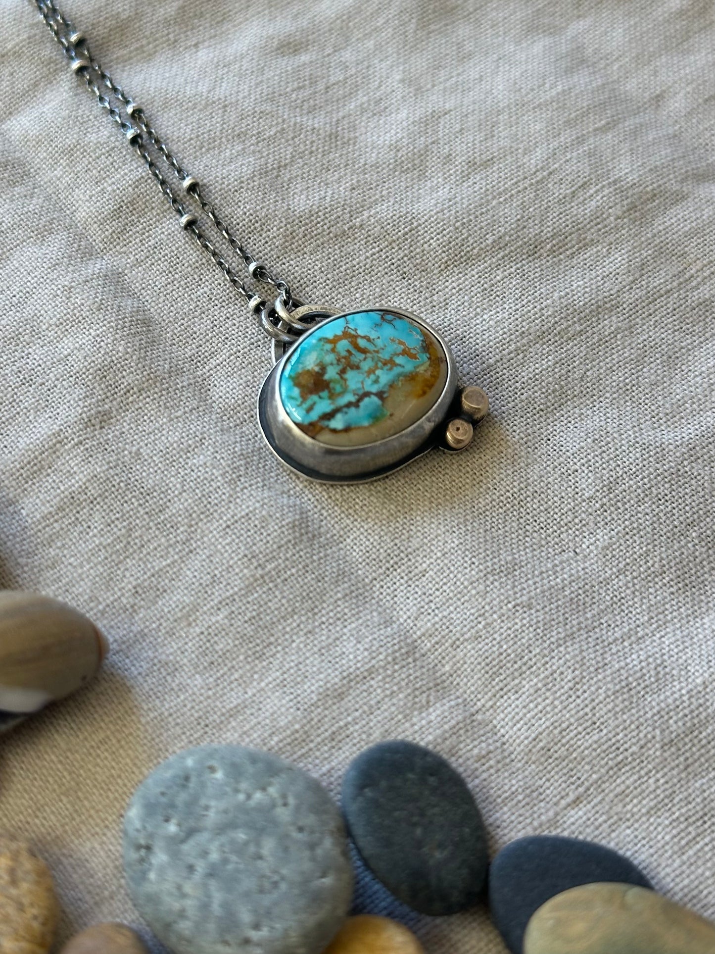 Royston Turquoise Sterling Silver ~ Necklace