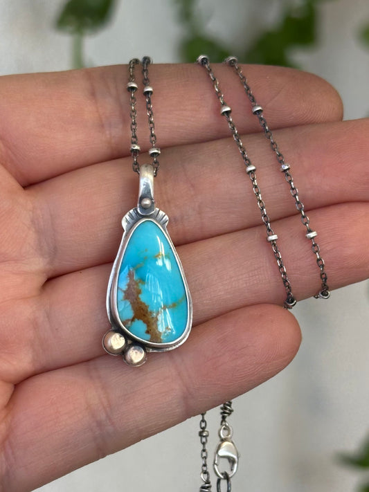 Royston Turquoise Sterling Silver ~ Necklace