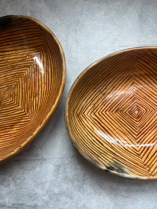 Awajun Ceramic Oval Bowl