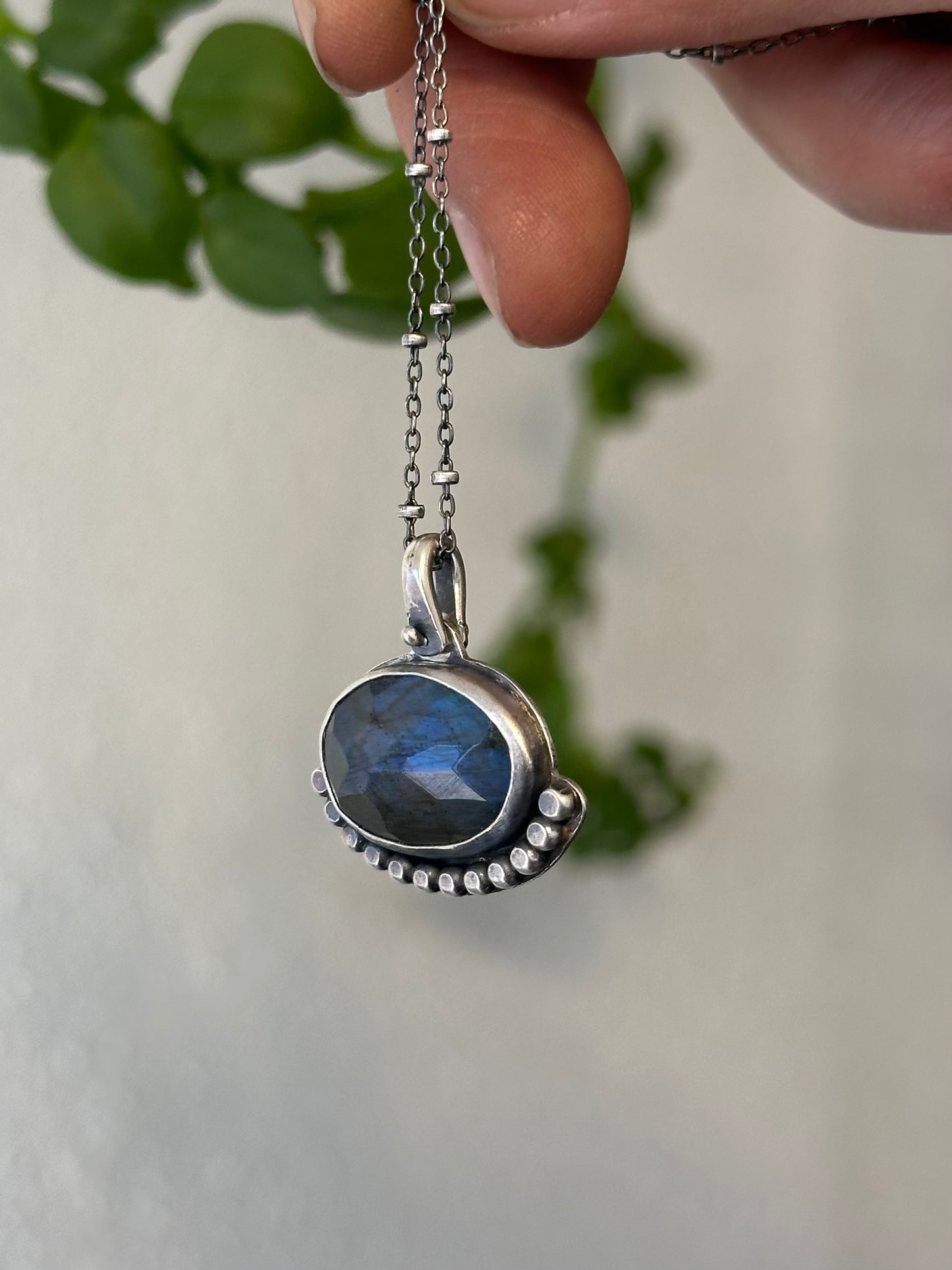 Labradorite & Sterling Silver ~ Necklace