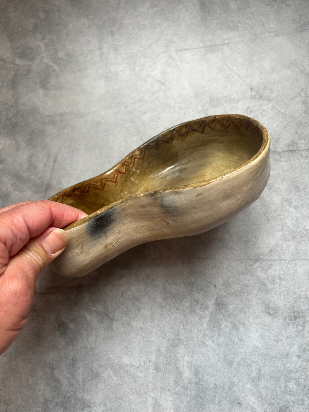 Awajun Ceramic Bowl - Squash shaped