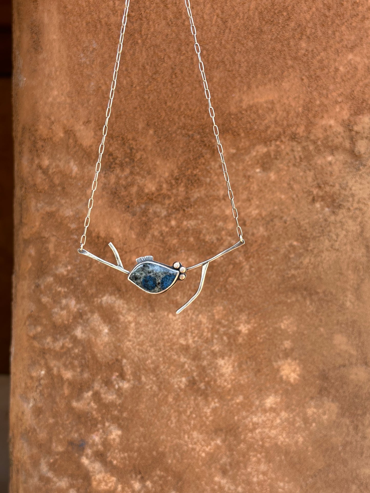 Statement Necklace ~ k2 Jasper & Sterling Silver ~ Necklace