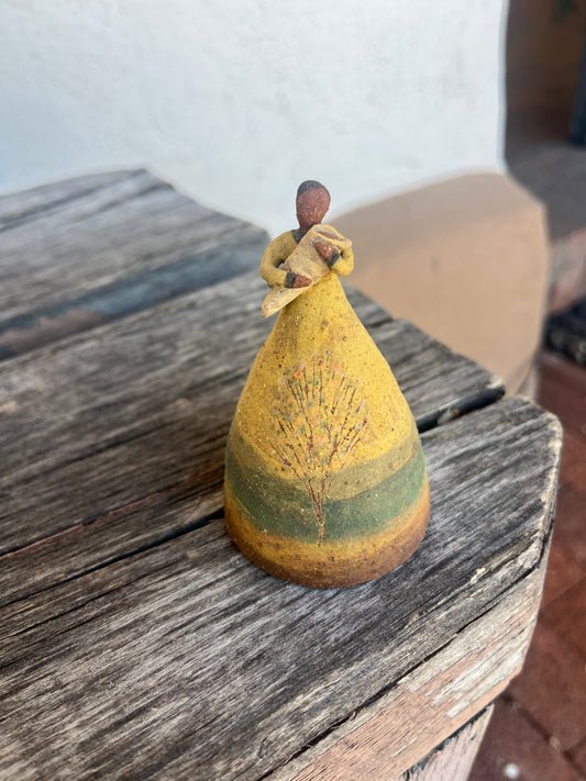 Dancer Bell - landscape dress with baby