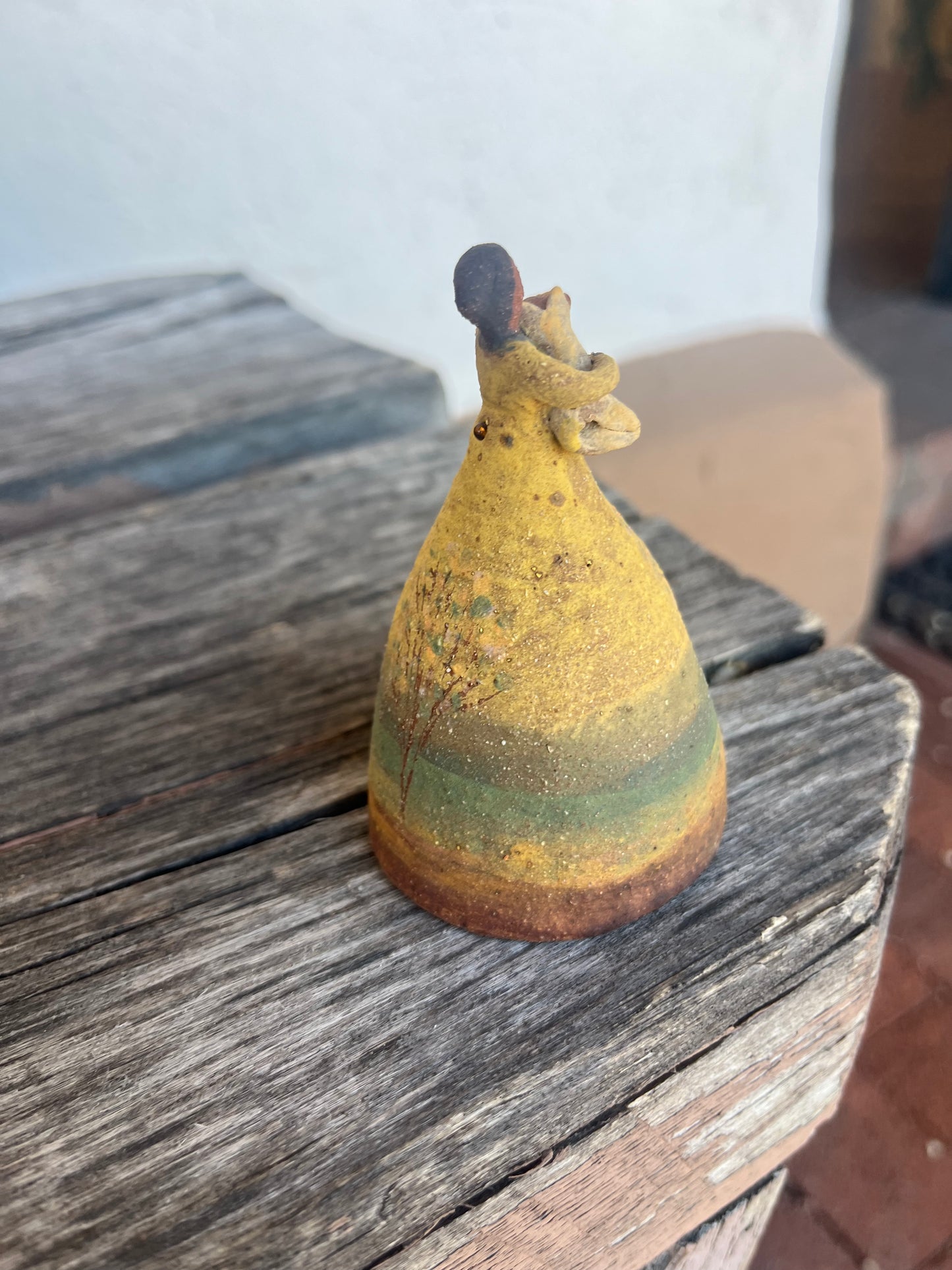 Dancer Bell - landscape dress with baby