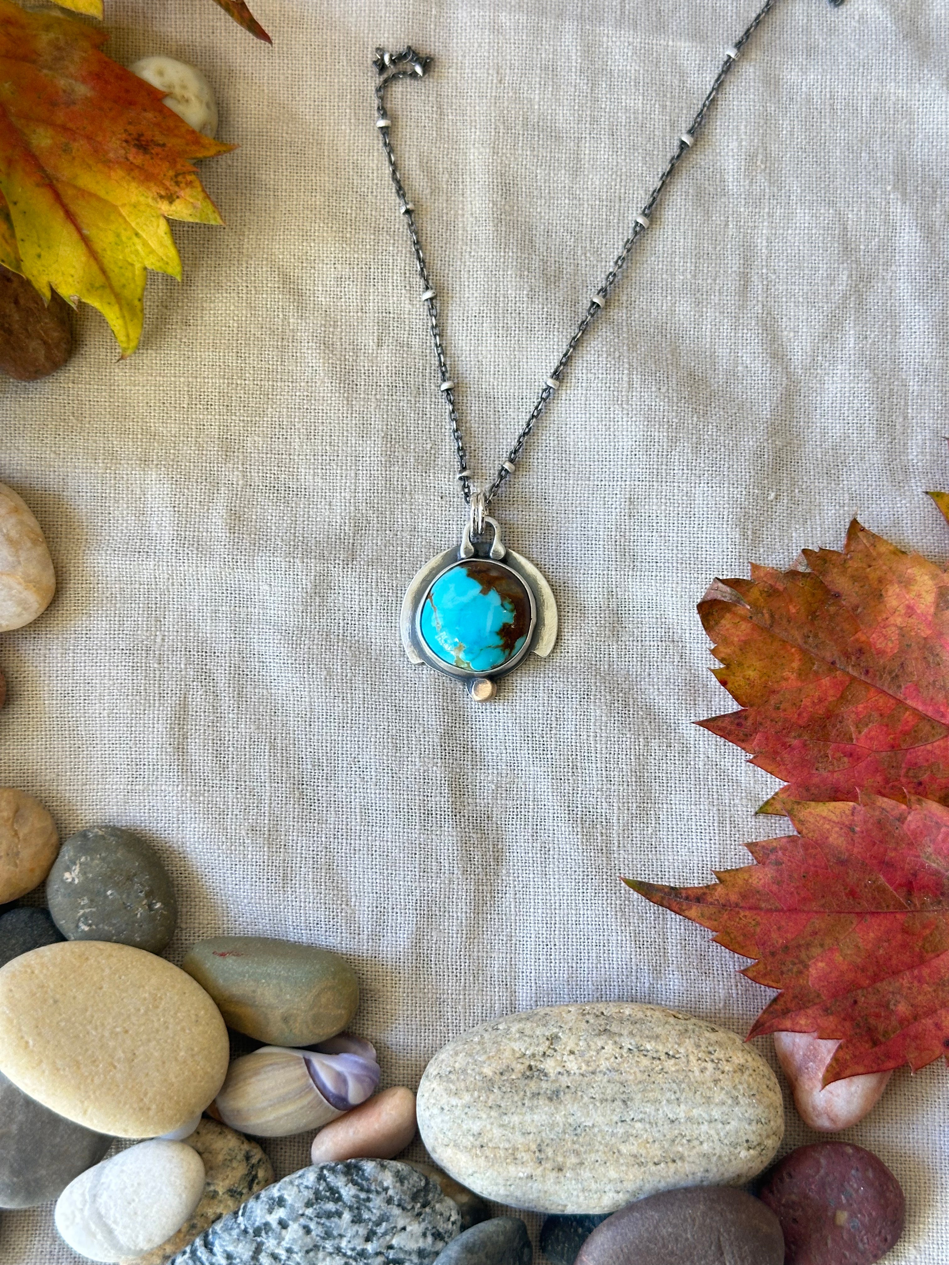 Royston Turquoise & Sterling Silver Necklace