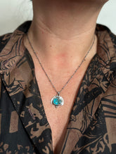 Load image into Gallery viewer, Sierra Nevada Turquoise &amp; Sterling Silver Sunset Necklace
