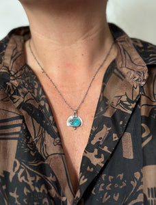 Sierra Nevada Turquoise & Sterling Silver Sunset Necklace