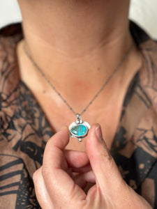 Sierra Nevada Turquoise & Sterling Silver Sunset Necklace