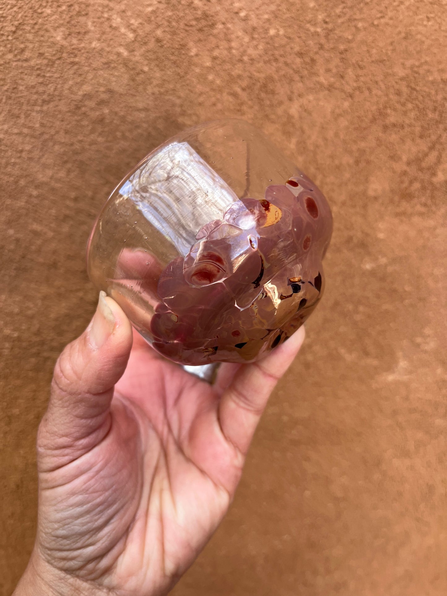 Nip cup ~ Iron maiden ~ Blown glass