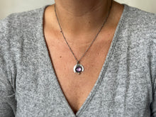 Load image into Gallery viewer, Amethyst &amp; Sterling Silver Sunset Necklace
