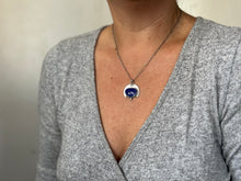 Load image into Gallery viewer, Lapis Lazuli - Sunset Necklace - Sterling silver
