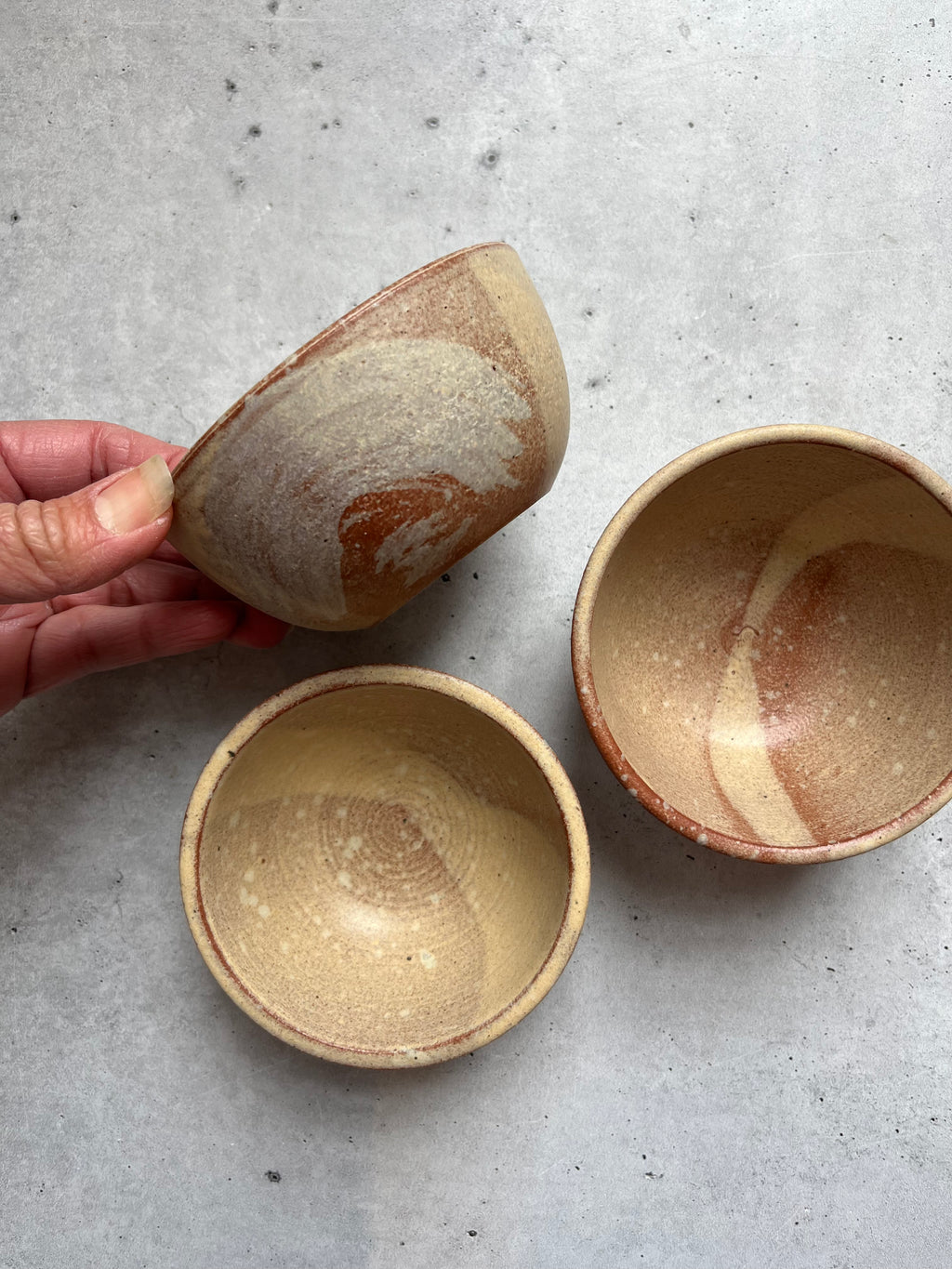 Smudge Bowls - matte - Stoneware