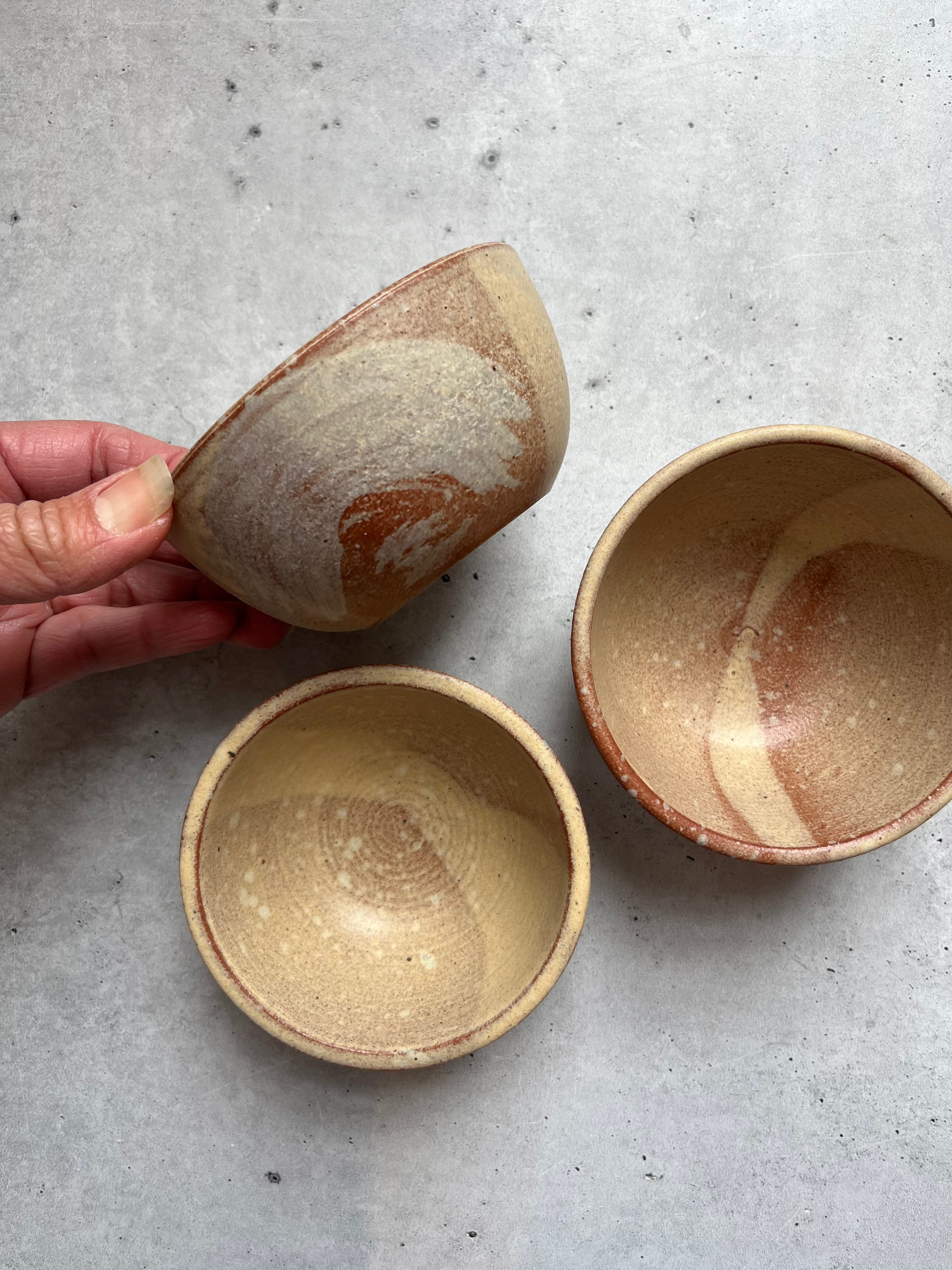 Smudge Bowls - matte - Stoneware