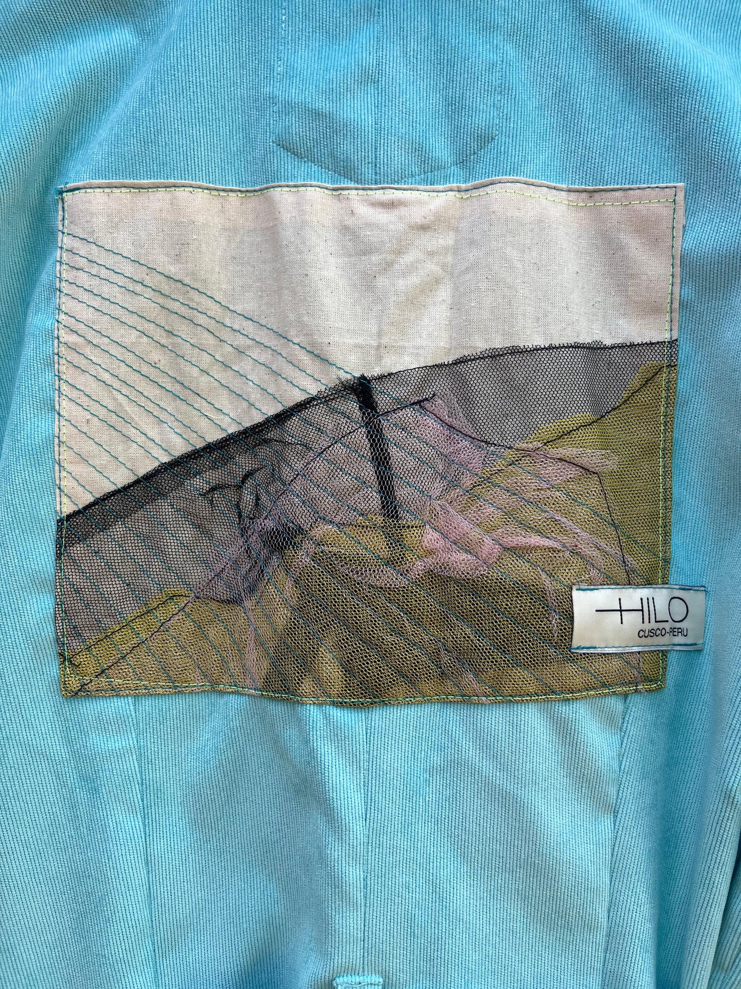 Sky Blue - Corduroy - Short sleeve