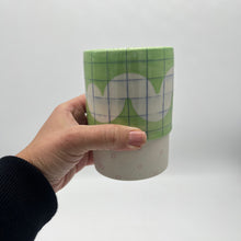 Load image into Gallery viewer, Green Tall Cup - Porcelain
