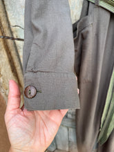 Load image into Gallery viewer, Olive Green Linen - Jumpsuit - Longsleeve
