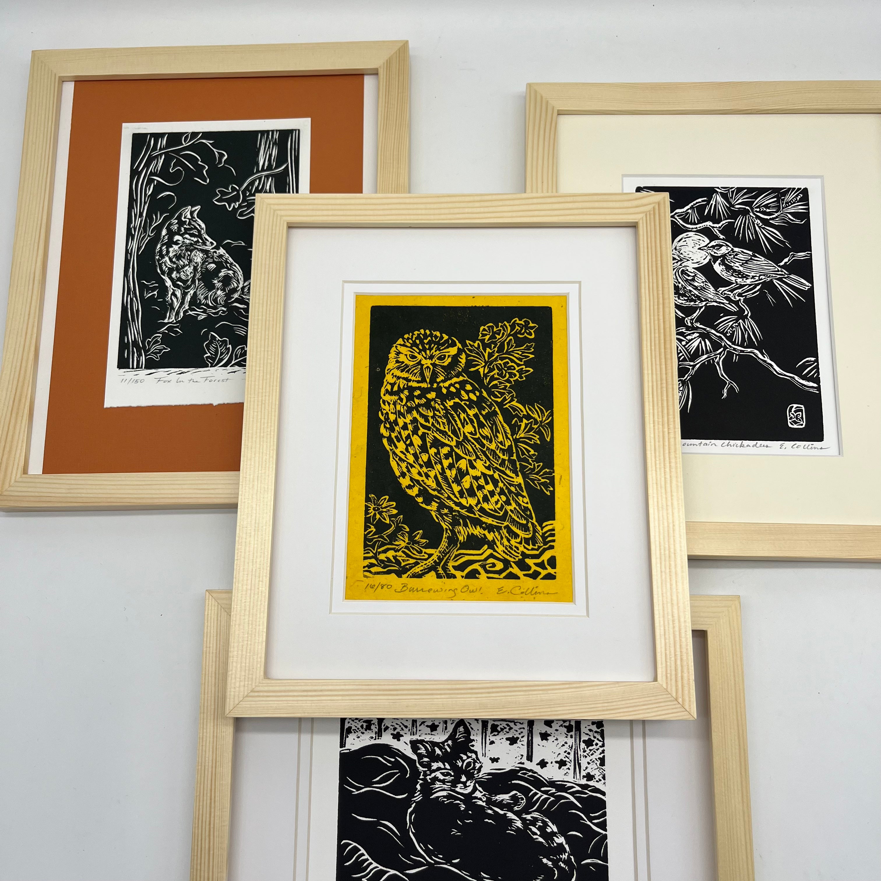 Animal Woodcut Prints