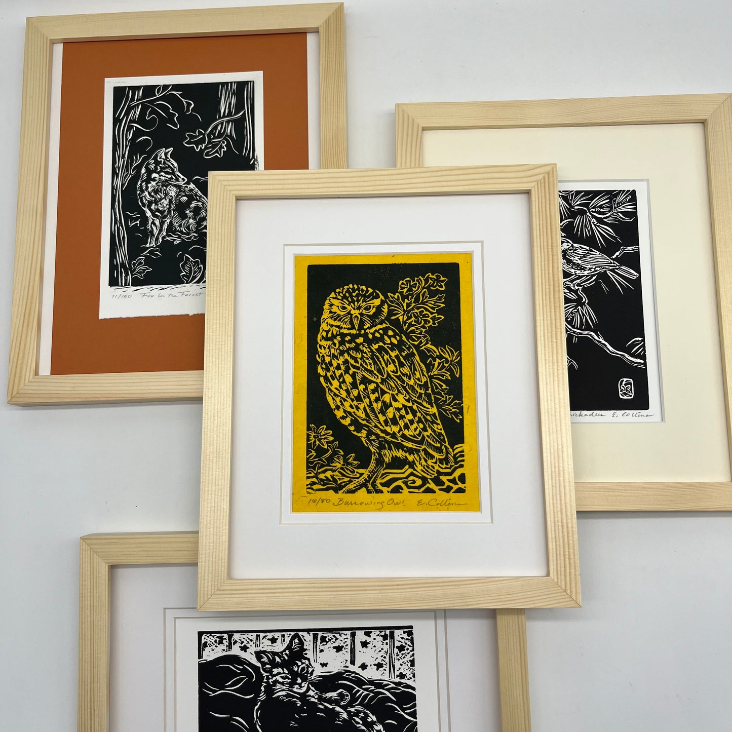 Animal Woodcut Prints