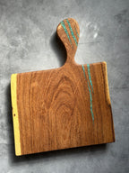 Small Cutting Board with Handle - Kingman Turquoise