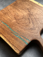 Small Cutting Board with Handle - Kingman Turquoise