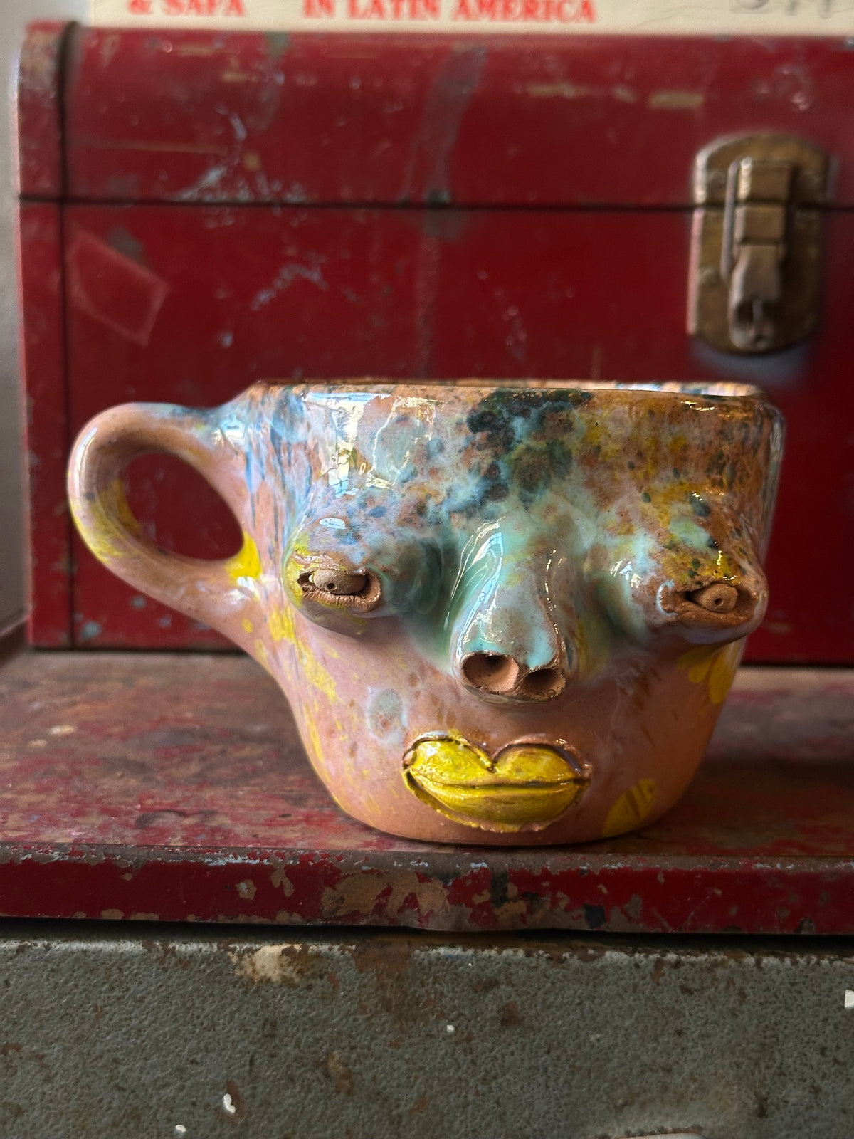 Face Mugs - Red Clay