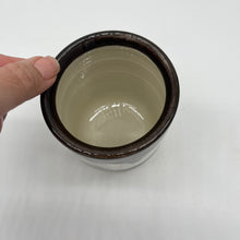 Load image into Gallery viewer, Black and White Tall Cup - Porcelain
