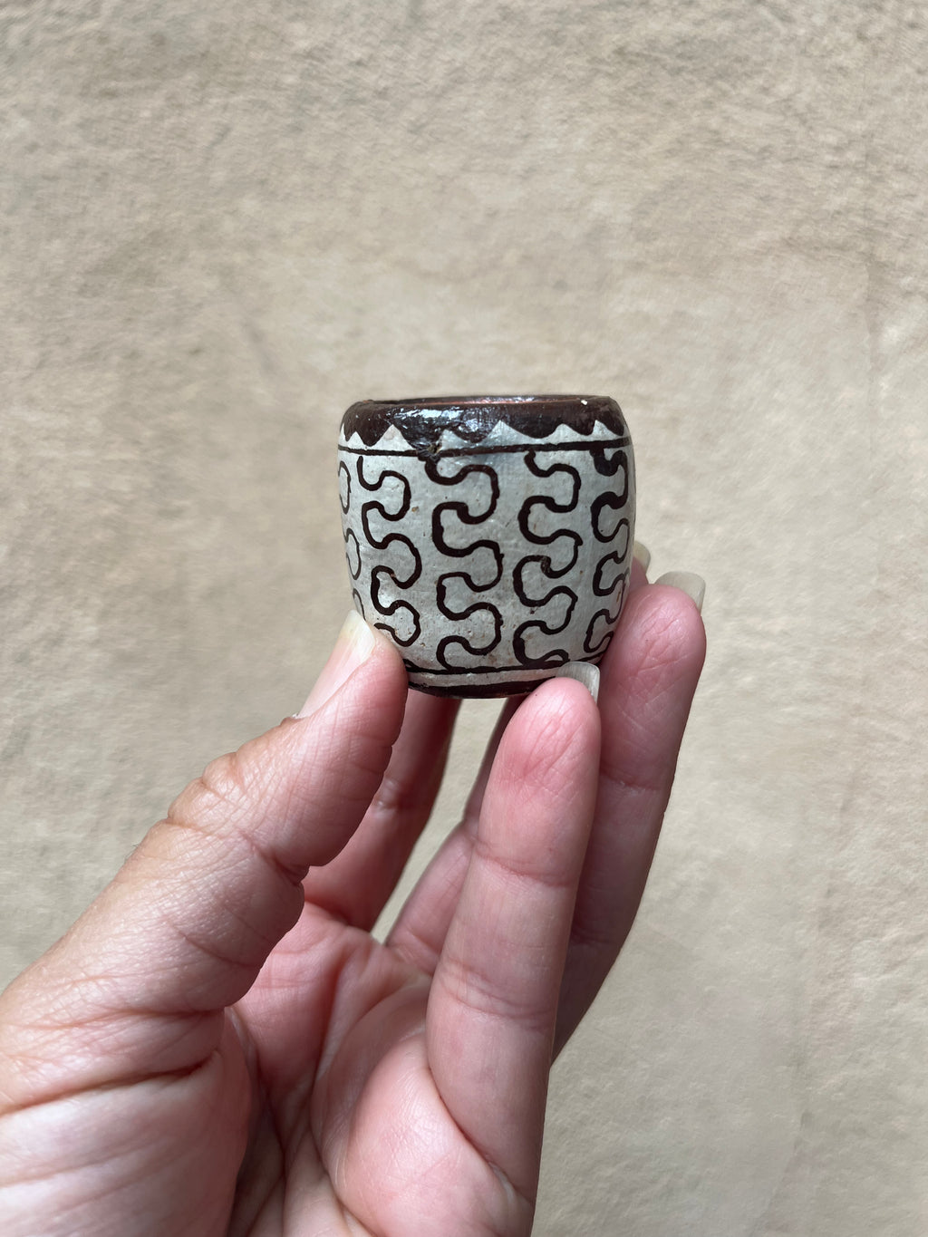Shipibo Ceramic ~ assorted tiny cups