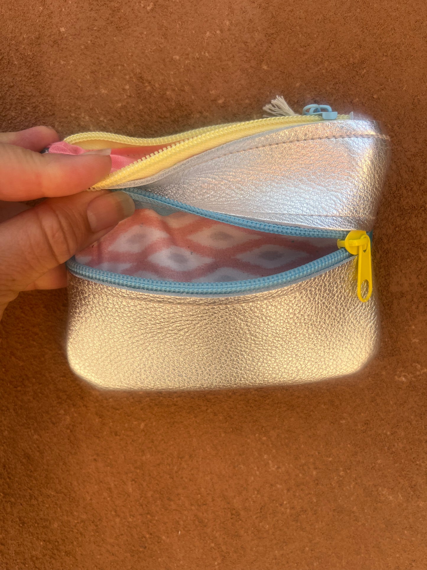 Small Zip Leather Wallets
