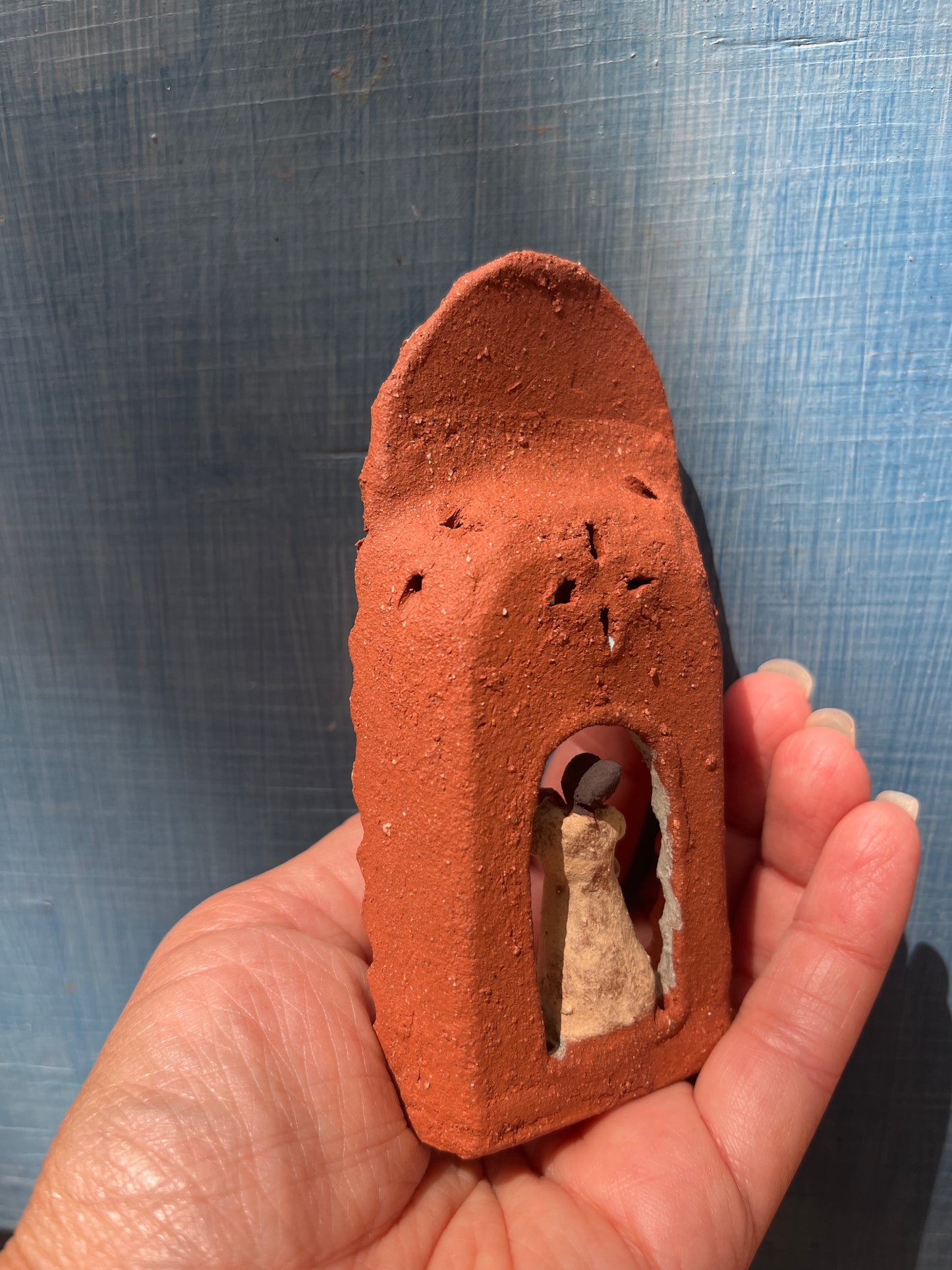 Little altar sculpture ~ Born with Blessing