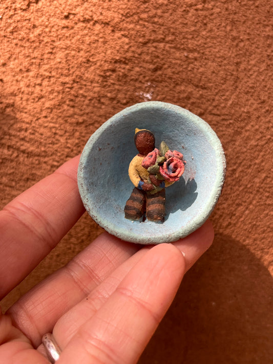 Tiny sculpture - stipe pants