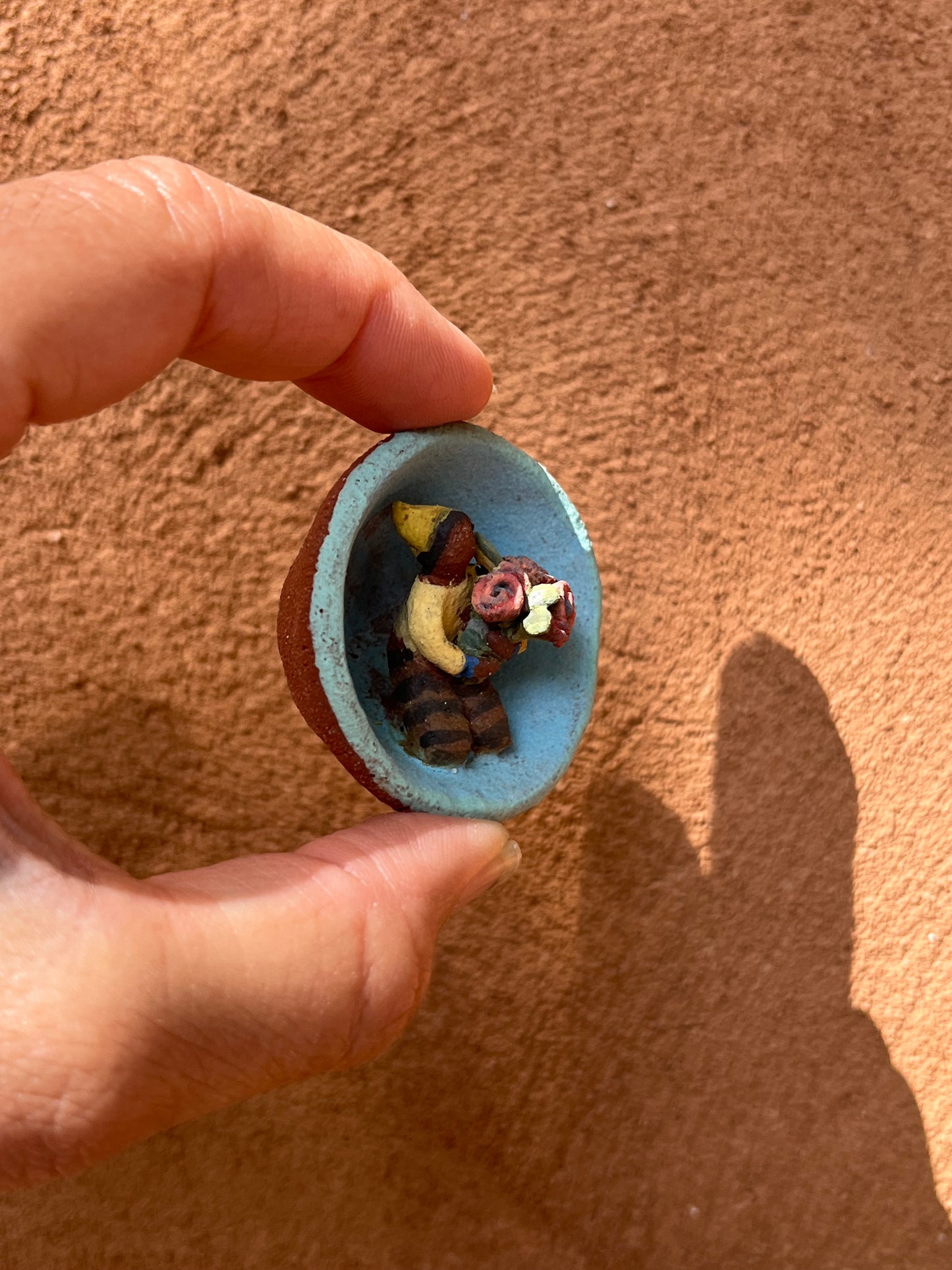 Tiny sculpture - stipe pants