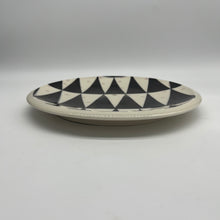 Load image into Gallery viewer, Black and White Porcelain Plate
