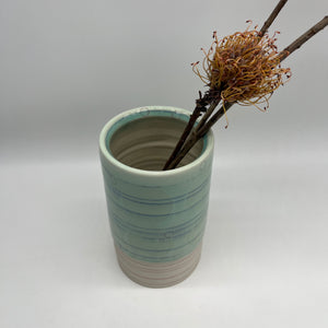 Light Blue/Green Vase - Porcelain
