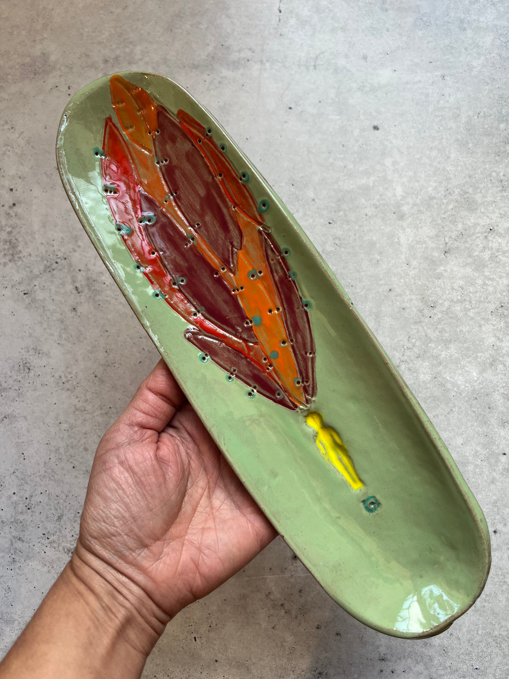 Long oval platters - 3 colors