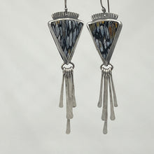 Load image into Gallery viewer, Dangle Earrings - Sterling Silver - Jasper
