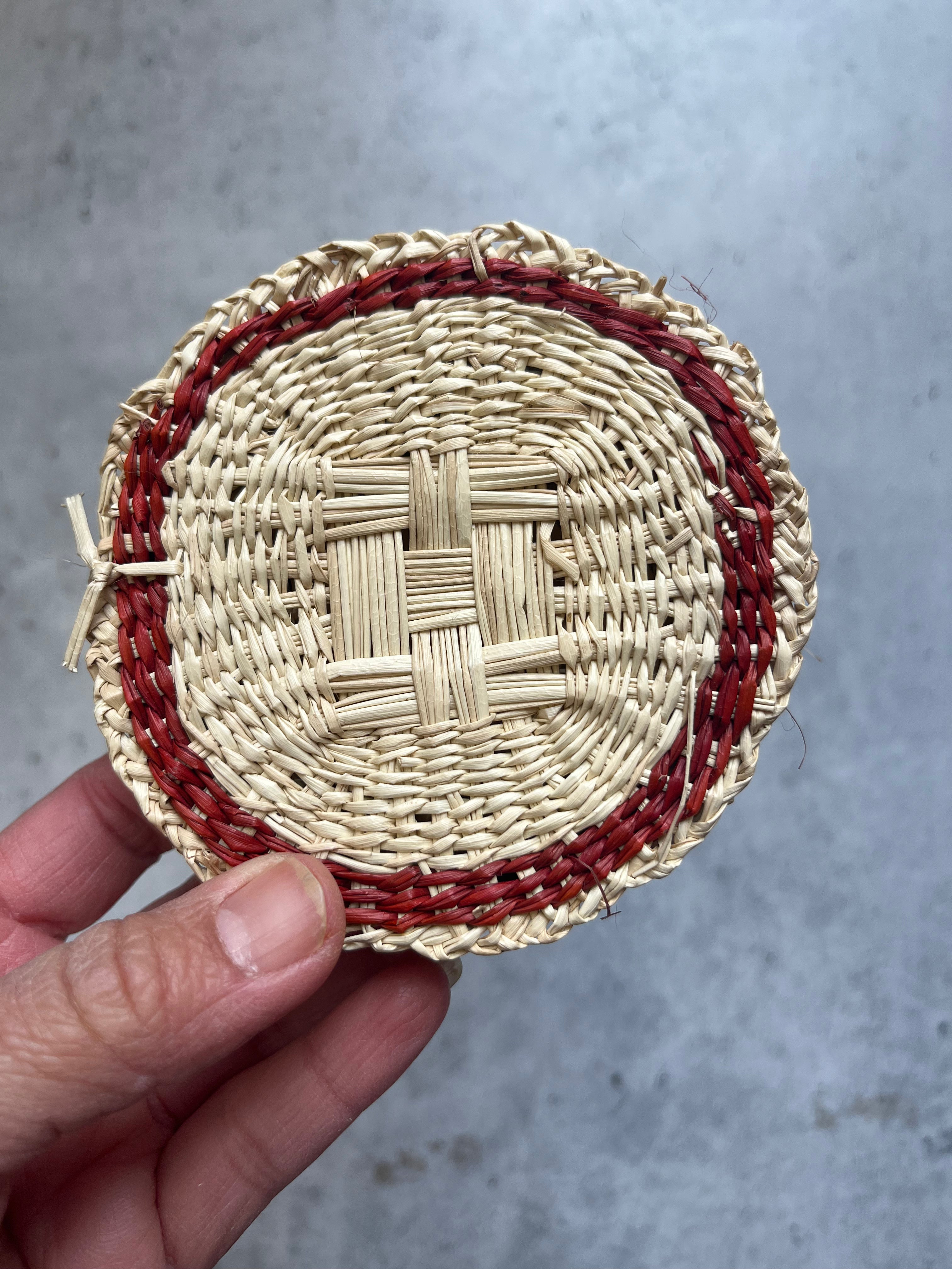 Coasters set of 6 - handwoven