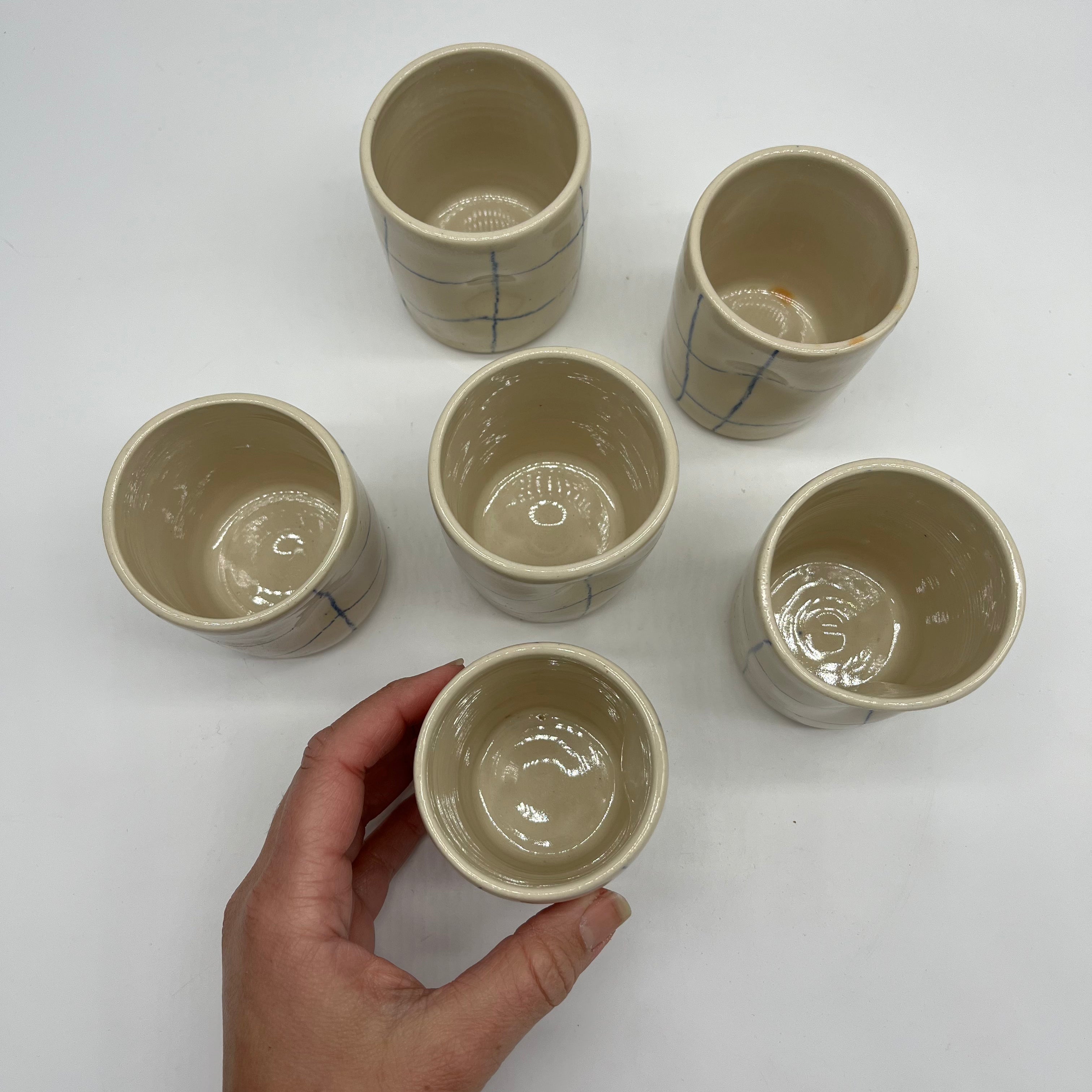 Blue Crayon - Ceramic Thumb Cup