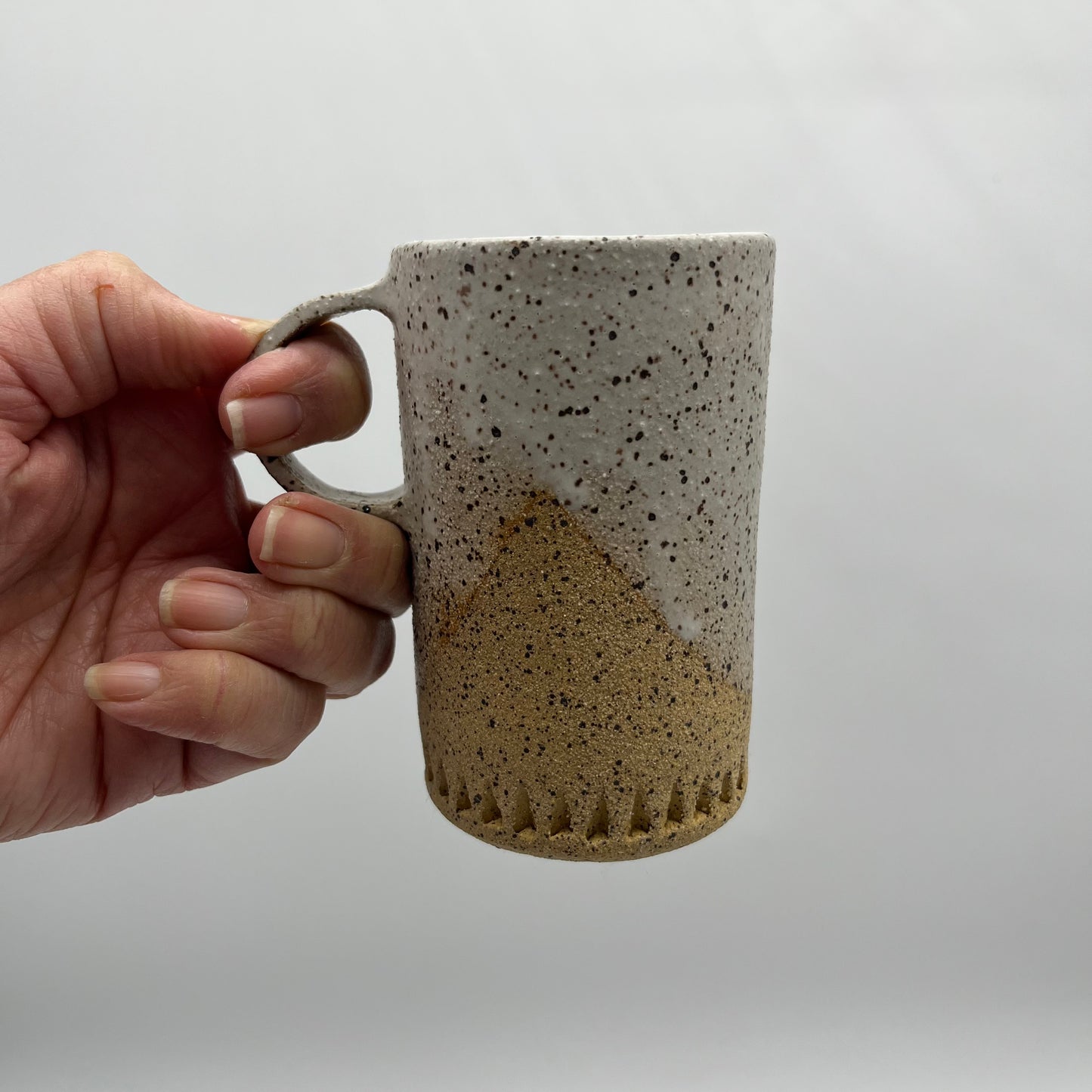 Mug ~ Off White speckled stoneware mug ~ four versions