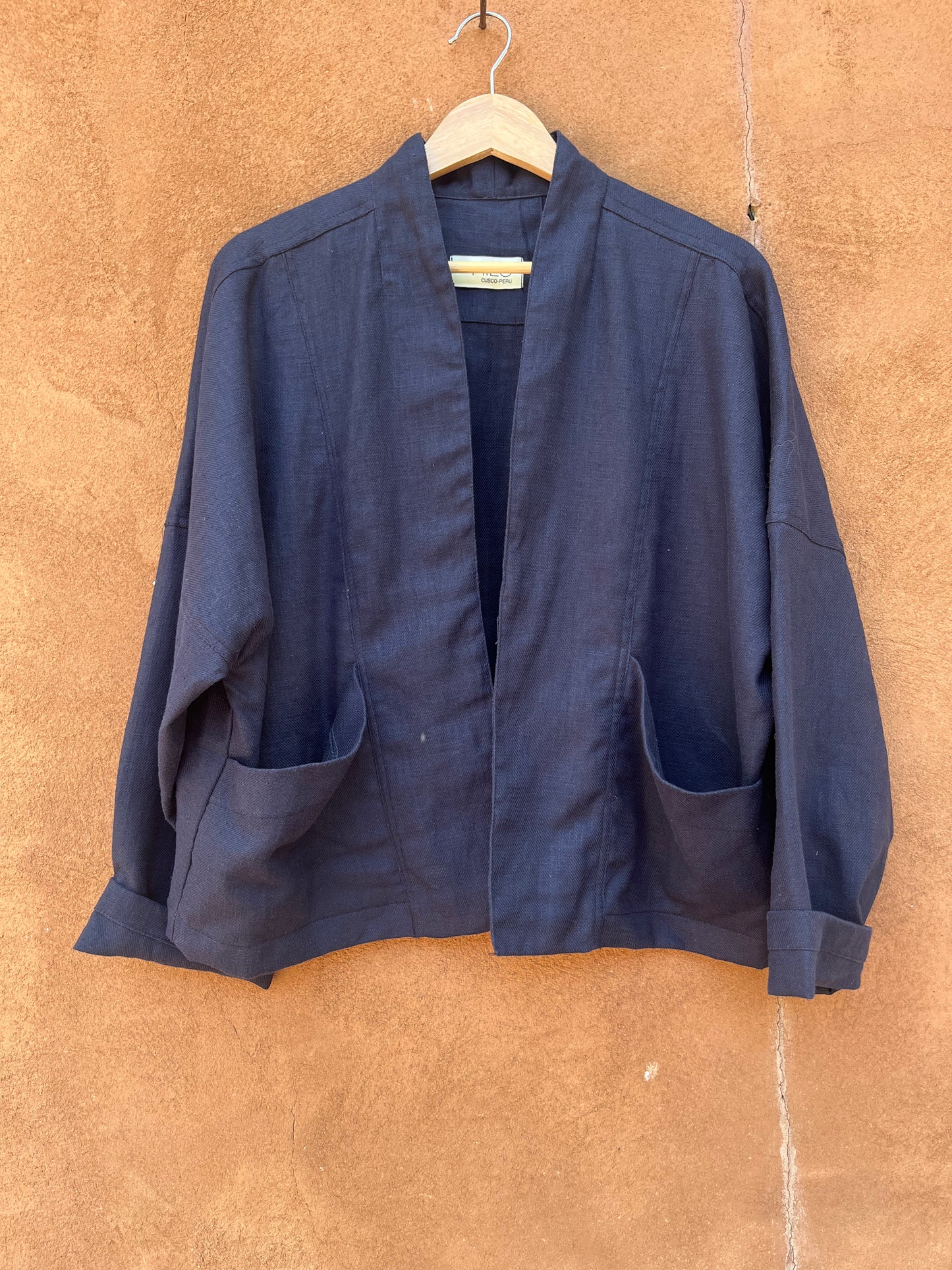 Kimono Corduroy - Blazer - blue