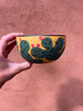 Small bowl - Teal and Yellow